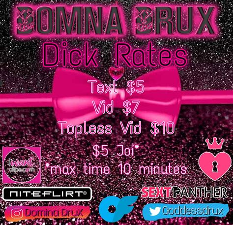 TW Pornstars Domna DruX Twitter Dick Rates 5 Text 7 Vid 10