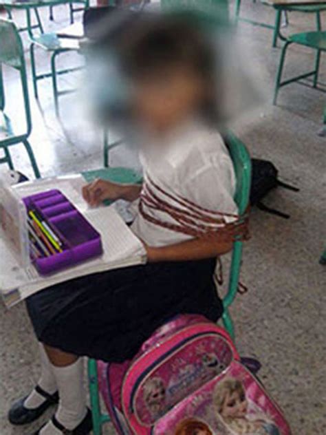 Schoolgirl 6 Tied To Chair In Classroom After Teacher Given