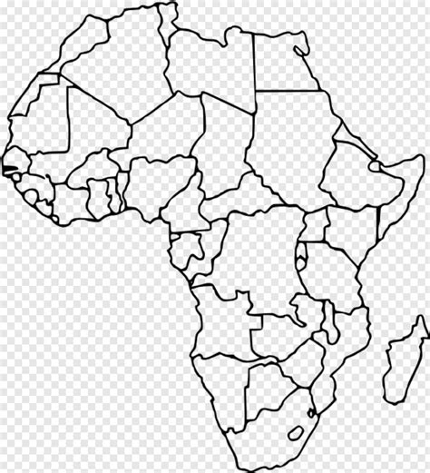 Africa Map Without Names Africa Map No Labels Map Of Africa Without