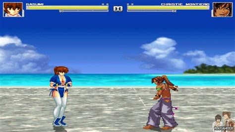 Mugen Battles Kasumi Vs Christie Monteiro Dead Or Alive Vs Tekken