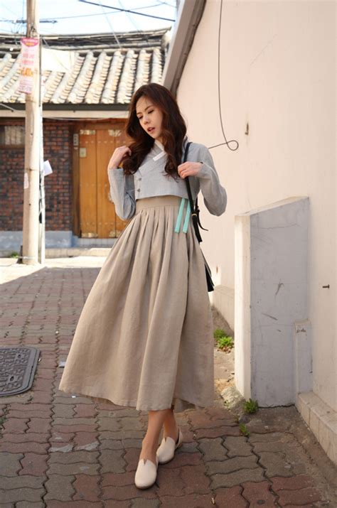 Luxury Hanbok Dress Made In Korea Modernized Korean Traditional Clothes Buy Flowered Pattern
