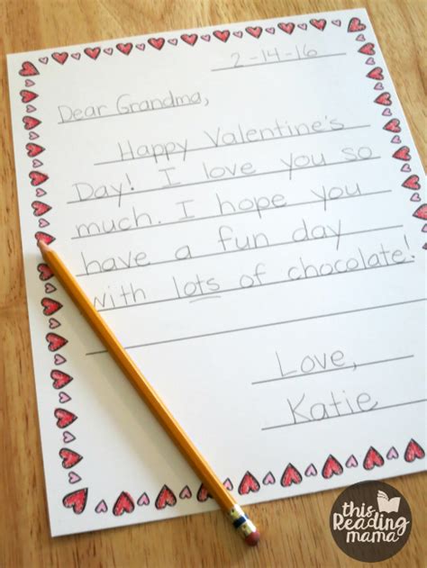 Free Valentine Letter Templates For Kids This Reading Mama
