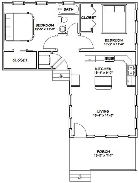 16x32 House Plans Floor Plans House Shapes Air Crete