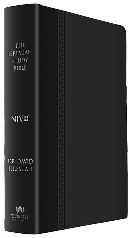Niv Black Luxe Jeremiah Study Bible Davidjeremiahca