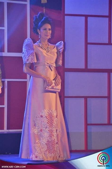 Angel Aquino At The Abs Cbn Trade Event Ashx 580×875 Filipiniana Dress Native Dress Gowns