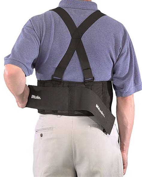 Mueller Back Support With Braces Physical Sports First Aid