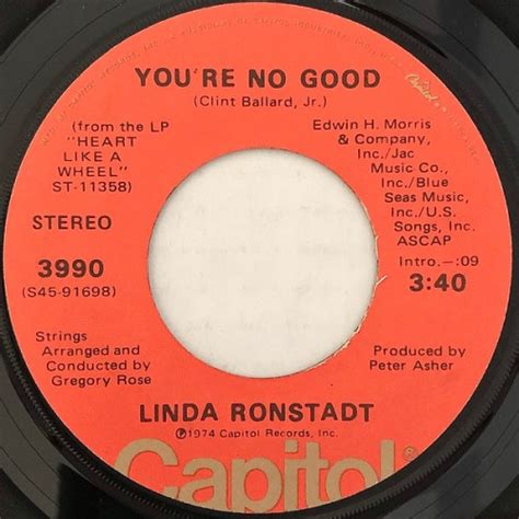 7 Linda Ronstadt You Re No Good