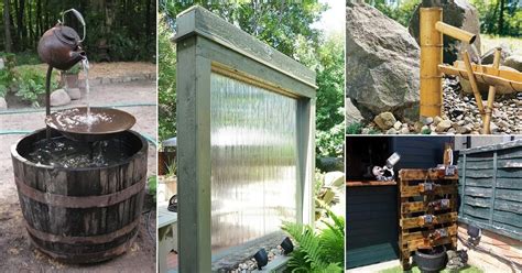 Creative Diy Outdoor Water Fountain Ideas Balcony Garden Web
