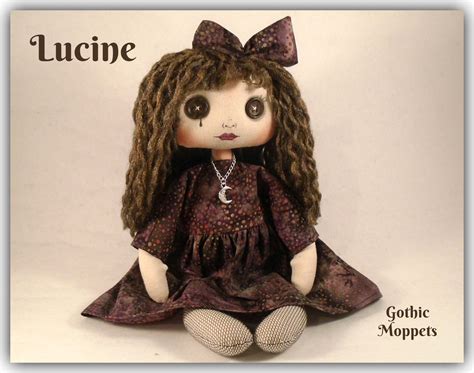 Gothic T Handmade Art Doll Gothic Doll Collectable Etsy Uk