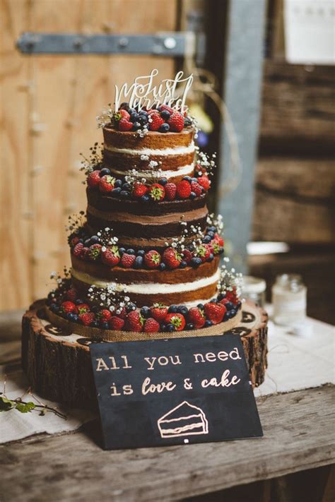 22 Naked Semi Naked Wedding Cakes For Stylish Celebrations Artofit