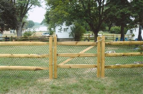 However, there are other material options on the market today, including vinyl split rail fencing. Split Rail Fencing - Fence by (With images) | Fence gate ...
