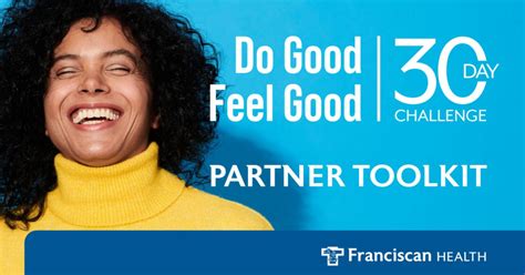 franciscan health introduces 30 day challenge do good feel good portagelife