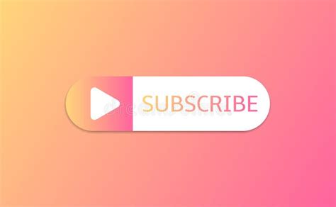 Subscribe Button Template Stock Illustration Illustration Of Business
