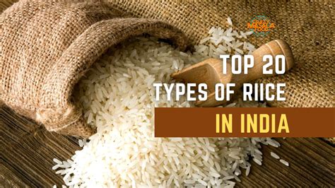 Top 20 Types Of Rice In India Crazy Masala Food