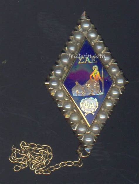 Sigma Alpha Epsilon Pearls Frat Pin