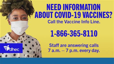 SCDHEC launches new phone line for COVID-19 vaccine questions | wbir.com