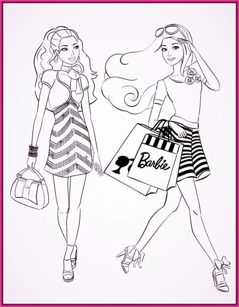 Dibujos De Princesas Barbie Para Colorear E Imprimir Barbie Coloring