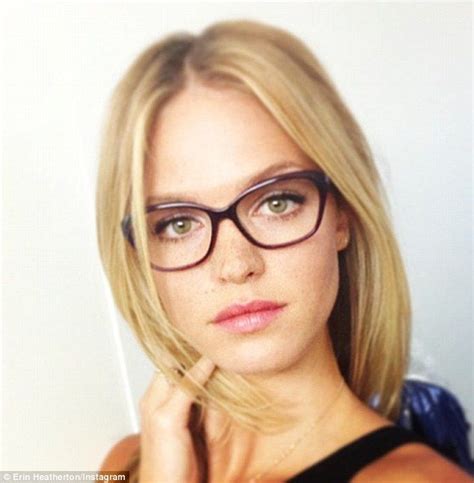 Erin Heatherton Rocks Geek Chic Specs At Sydney Fashion Week Before
