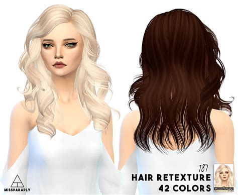 Sims 4 Hairs Miss Paraply Skysims Butterflysims Hairstyles Retextured