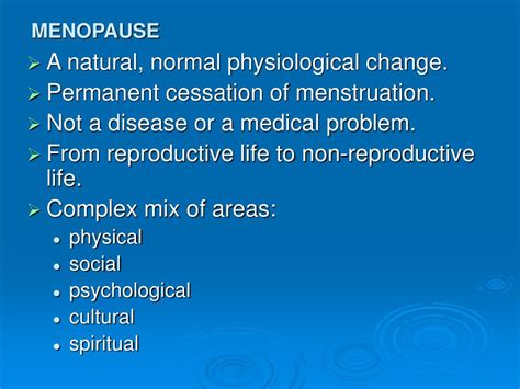 Ppt Menopause Powerpoint Presentation Free Download Id1340998