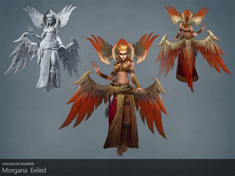 Artstation Morgana 3d Skins For League Of Legends Dragonfly Studio