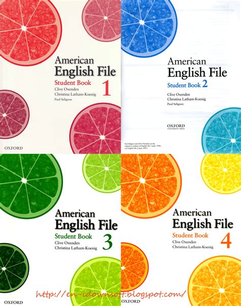 American English File Starter 1 4 Books Cds English File English