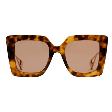 gucci square frame sunglasses red and black tortoiseshell gucci eyewear avvenice