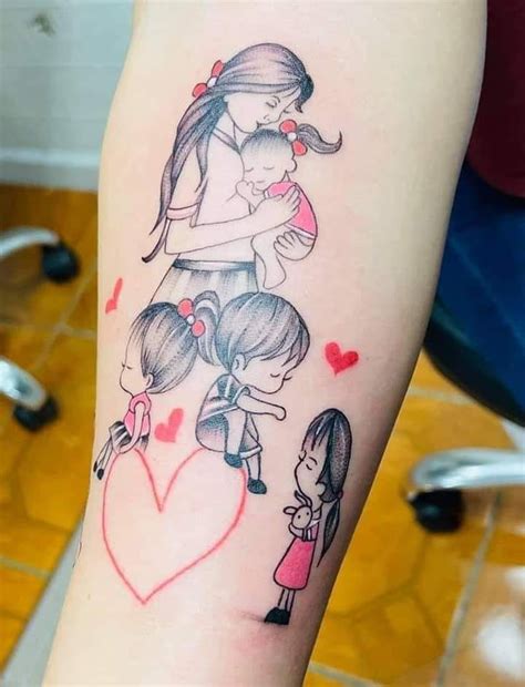 Tatuajes De Madres Para Hijos Las Mejores 100 Ideas Para La Piel Y El