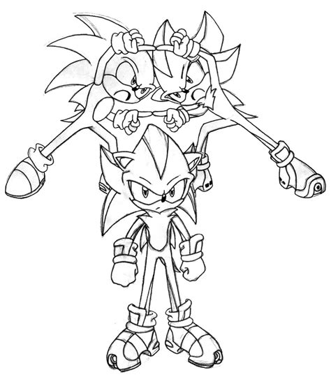 3 Sonic Sonic The Hedgehog Kids Coloring Pages