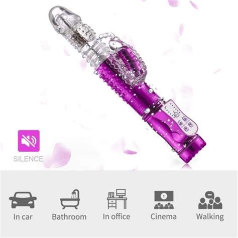 multispeed thrusting dildo rabbit vibrator g spot massager female adult sex toy ebay