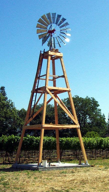 How To Build A Wood Windmill Tower Rock Ridge Windmills