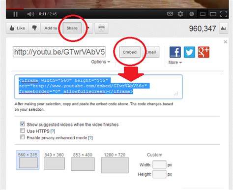 Make space for the video. Embedding YouTube Videos in Soholaunch