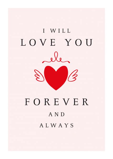 I Will Love You Forever And Always Liebeskarten And Sprüche 🌹💌 Echte