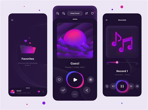 Music App Ui Designs Themes Templates And Downloadable Graphic
