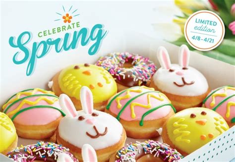 Krispy Kreme Celebrates Spring With New Bunny Doughnut Chick Doughnut