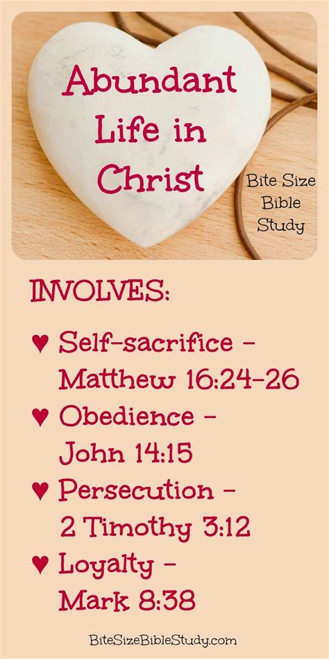 1 Minute Bible Love Notes 4 Characteristics Of Life In Christ