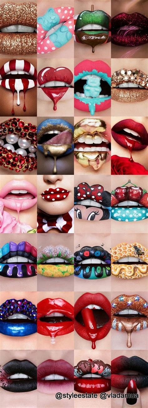 28 Stunning Lip Art Designs By Makeup Artist Vladamua Lip Art Lip Art Makeup Lip Artwork