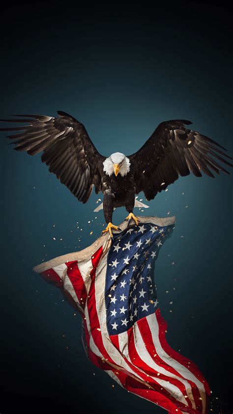 Cool Usa Flag Eagle Wallpapers Top Free Cool Usa Flag Eagle Backgrounds Wallpaperaccess