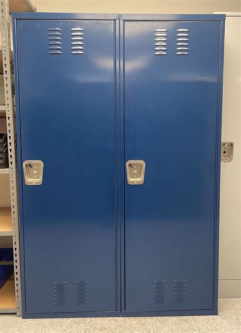 On Sale Single Tier Metal Lockers 2 Wide 24x24x72 Andrews And
