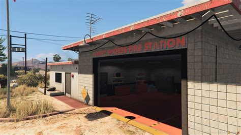 Gta V Mlo Open Interior Sandy Shores Fire Station Overview By