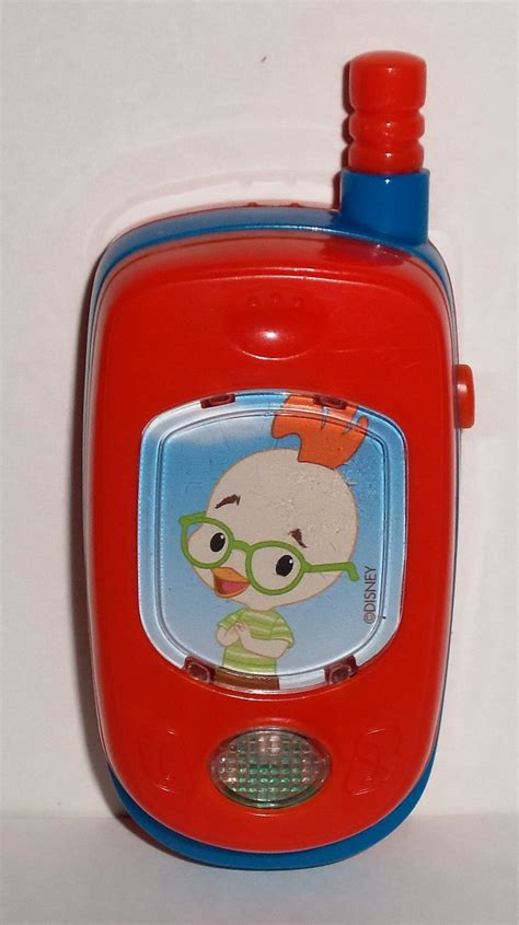Disney Chicken Little Talking Slide Camera Cell Phone Toy Loose Used