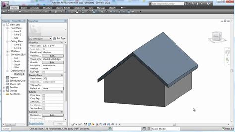 Revit Roof And Revit Immediately Changes The Profile Of The End Wall So