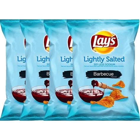 Lays Lightly Salted Barbecue Flavored Potato Chips 775 Oz Reviews 2021