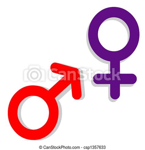 drawings of sex symbol female and male vector illustration csp1357633 search clipart