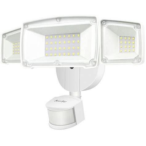 Led Motion Sensor Light Ameritop 3500 Lumen Ultra Bright Triple Head