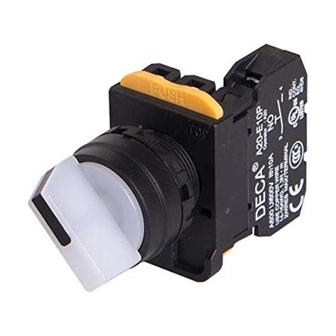 A20f 21e10q4w 22mm Selector Switch 2 Positions Illuminated Spring