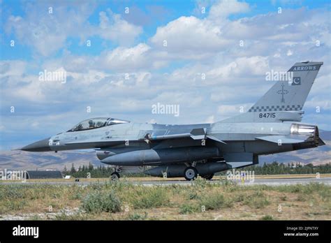 Pakistani F 16 Fighting Falcon In Anatolian Eagle Exercise Stock Photo