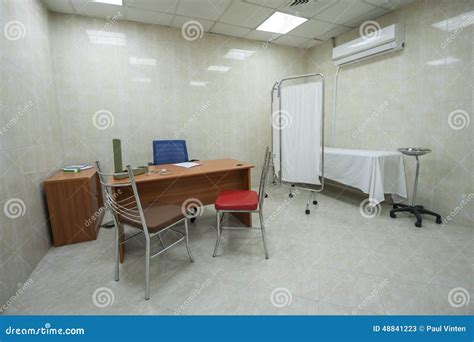 Doctors Consultation Room In Hospital Stock Image Image Of Medicare