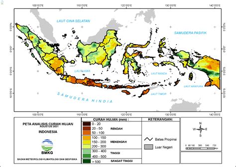 Analisis Distribusi Curah Hujan Dasarian I Agustus Di Provinsi My Xxx Hot Girl