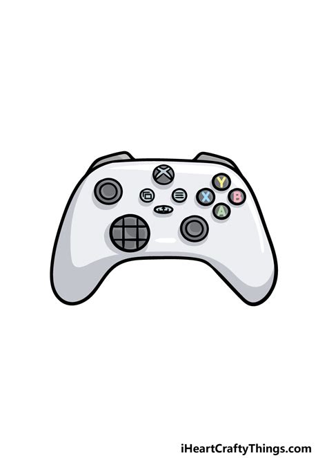 How To Draw An Xbox Controller How To Draw An Xbox Controller Step By